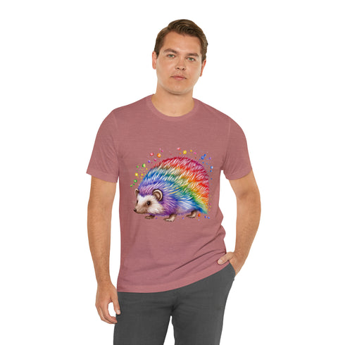 Rainbow Hedgehog - Short Sleeve Tee